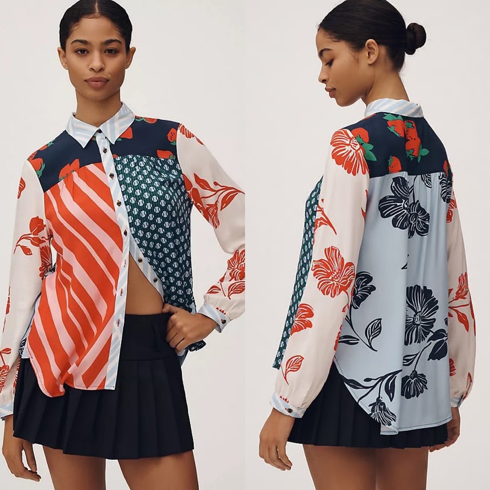Anthropologie The Paz buttondown shirt - Picture 1 of 10